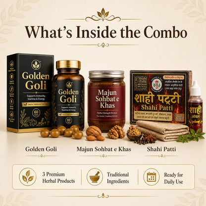 Nawabi Kit + Special Patti: Ayurvedic Formula for Hard Erection, Short Penis Size & Low Timing